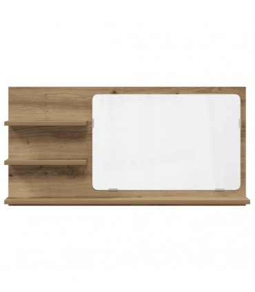 vidaXL Bathroom Mirror Cabinet Artisan Oak 90x11x45 cm Engineered Wood