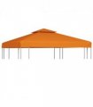 vidaXL Gazebo Canopy | Orange | Polyester with PVC Coating | 3m x 3m — Size: 3 x 3 m