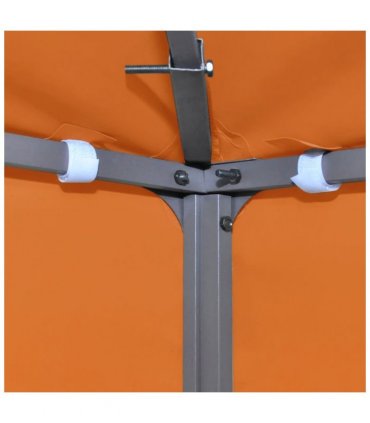 vidaXL Gazebo Canopy | Orange | Polyester with PVC Coating | 3m x 3m — Size: 3 x 3 m