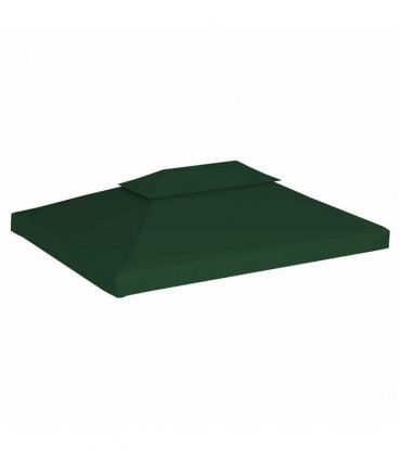 vidaXL Gazebo Cover Canopy Replacement 310 g / m² Green 3 x 4 m — Size: 4 x 3 m