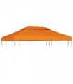 vidaXL Gazebo Cover Canopy Replacement 310 g / m² Orange 3 x 4 m — Size: 4 x 3 m