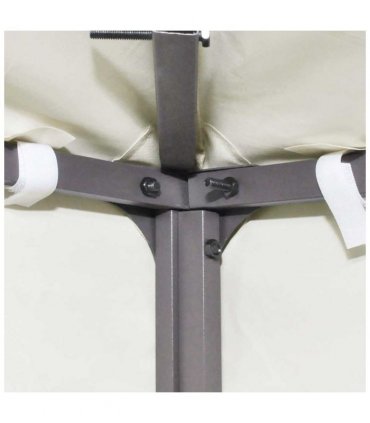 vidaXL Gazebo Cover Canopy Replacement 310 g / m² Cream White 3 x 4 m — Size: 4 x 3 m