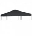 vidaXL Gazebo Canopy | Dark Grey | Polyester with PVC coating | 3x3m — Size: 3 x 3 m