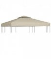 vidaXL Cover For Pavilion | Beige | Polyester with PVC coating | 3x3 metres — Size: 3 x 3 m