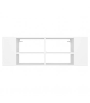 vidaXL Wall-Mounted TV Cabinet White 102x35x35 cm Engineered Wood
