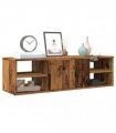 vidaXL Wall Cabinet Old Wood 101x30x29 cm Engineered Wood