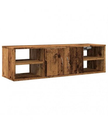 vidaXL Wall Cabinet Old Wood 101x30x29 cm Engineered Wood