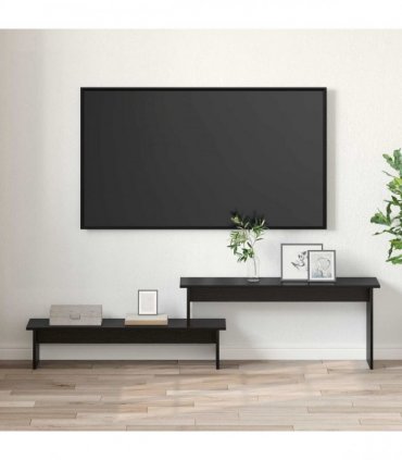 vidaXL TV Cabinet Set Black Oak 180.5 x 30 x 43 cm Engineered Wood