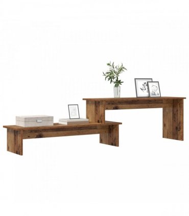 vidaXL TV Cabinet Set Old Wood 180 x 30 x 43 cm Engineered Wood
