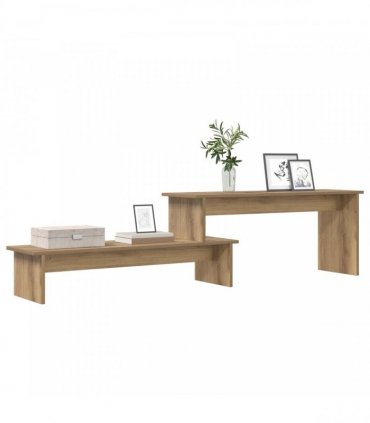 vidaXL TV Cabinet Set Artisan Oak 180.5 x 30 x 43 cm Engineered Wood