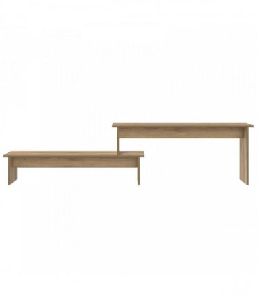 vidaXL TV Cabinet Set Artisan Oak 180.5 x 30 x 43 cm Engineered Wood