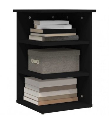 vidaXL Side Cabinet Black 35x35x55 cm Engineered Wood