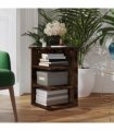 vidaXL Side Cabinet Smoked Oak 35x35x55 cm Engineered Wood