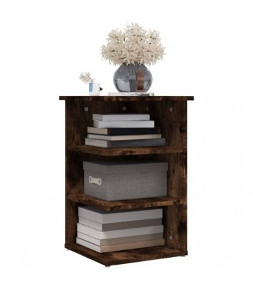 vidaXL Side Cabinet Smoked Oak 35x35x55 cm Engineered Wood
