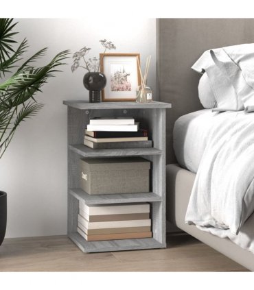 vidaXL Side Cabinet Grey Sonoma 35x35x55 cm Engineered Wood
