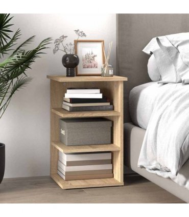 vidaXL Side Cabinet Sonoma Oak 35x35x55 cm Engineered Wood