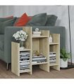vidaXL Side Cabinet Sonoma Oak 60x26x60 cm Engineered Wood