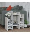 vidaXL Side Cabinet Concrete Grey 60x26x60 cm Engineered Wood