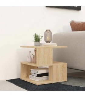vidaXL Side Table Sonoma Oak 40x40x40 cm Engineered Wood