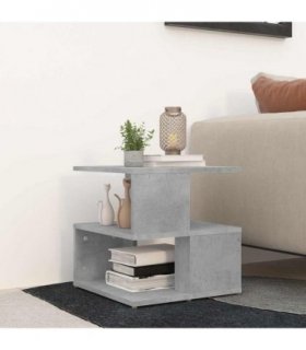 vidaXL Side Table Concrete Grey 40x40x40 cm Engineered Wood