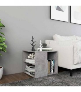 vidaXL Side Table Concrete Grey 50x50x45 cm Engineered Wood