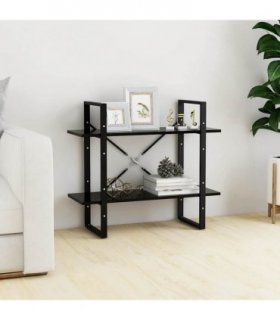vidaXL Book Cabinet | Black | Engineered wood | Standard | Book Cabinet