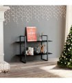 vidaXL Book Cabinet | Black | Engineered wood | 100 x 30 x 70 cm | Book Cabinet
