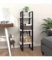 vidaXL 3-Tier Book Cabinet White 40x30x105 cm Engineered Wood
