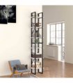 vidaXL 6-Tier Book Cabinet White 40x30x210 cm Engineered Wood