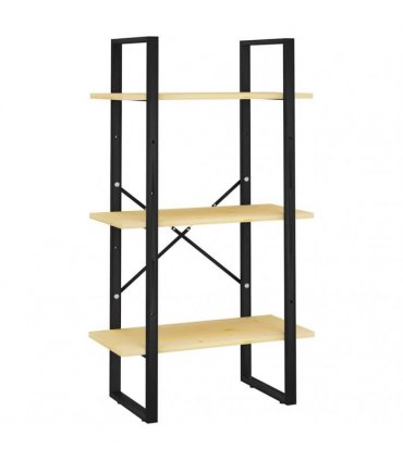 vidaXL Storage Shelf 60x30x105 cm Solid Pine Wood — Colour: natural