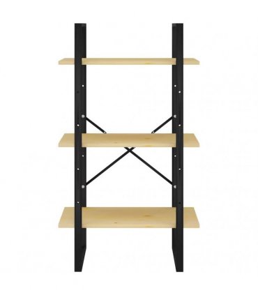 vidaXL Storage Shelf 60x30x105 cm Solid Pine Wood — Colour: natural