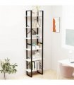 vidaXL Storage Shelf White 60x30x210 cm Solid Wood Pine