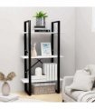 vidaXL Storage Shelf White 60x30x105 cm Engineered Wood