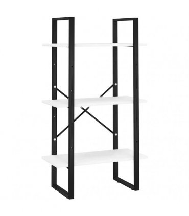 vidaXL Storage Shelf White 60x30x105 cm Engineered Wood