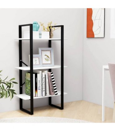 vidaXL Storage Shelf White 60x30x105 cm Engineered Wood