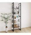 vidaXL High Cabinet White 80x30x210 cm Solid Pine Wood