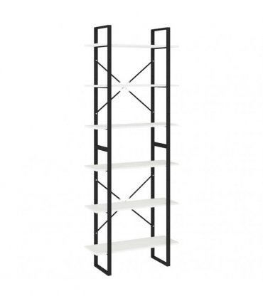 vidaXL High Cabinet White 80x30x210 cm Solid Pine Wood