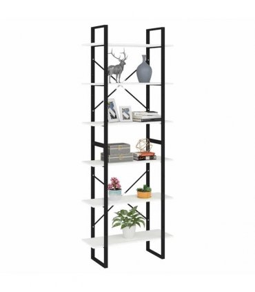 vidaXL High Cabinet White 80x30x210 cm Solid Pine Wood