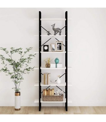 vidaXL High Cabinet White 80x30x210 cm Solid Pine Wood