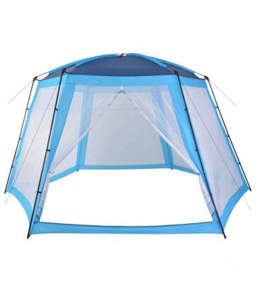 vidaXL Pool Tent Fabric 500x433x250 cm Blue — Size: 500 x 433 x 250 cm