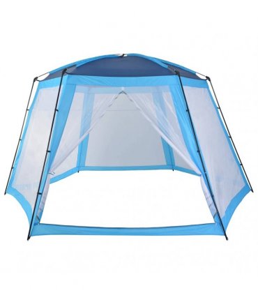 vidaXL Pool Tent Fabric 500x433x250 cm Blue — Size: 500 x 433 x 250 cm