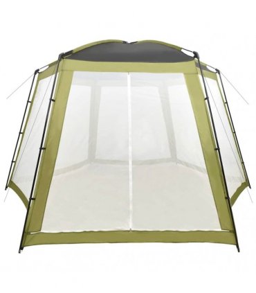 vidaXL Pool Tent Fabric 500x433x250 cm Green — Size: 500 x 433 x 250 cm