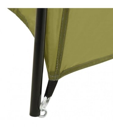 vidaXL Pool Tent Fabric 500x433x250 cm Green — Size: 500 x 433 x 250 cm