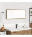 vidaXL Mirror with Mirror Artisan Oak 90 x 8.5 x 37 cm Engineered Wood