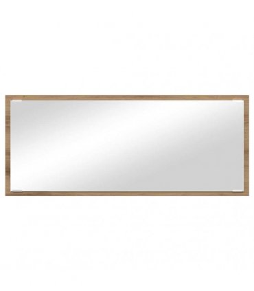 vidaXL Mirror with Mirror Artisan Oak 90 x 8.5 x 37 cm Engineered Wood