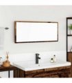 vidaXL Mirror Wall-mounted Old Wood 90 x 8.5 x 37 cm Engineered Wood