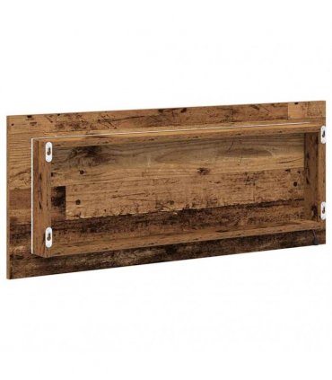 vidaXL Mirror Wall-mounted Old Wood 90 x 8.5 x 37 cm Engineered Wood