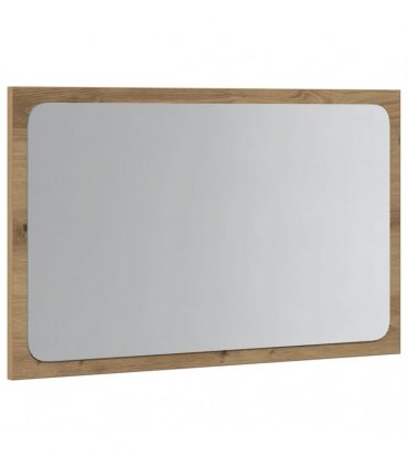 vidaXL Bathroom Mirror with LED Light Artisan Oak 60x8.5x38 cm