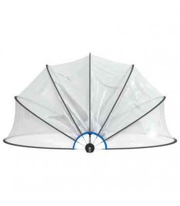 vidaXL Pool Dome Round 467x234 cm PVC — Size: 467 x 234 cm