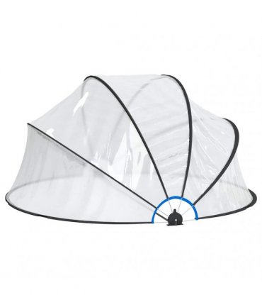 vidaXL Pool Dome Round 315x158 cm PVC — Size: 315 x 158 cm